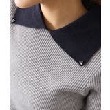 襟付きニットプルオーバー | SpRay | 詳細画像7 