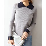 襟付きニットプルオーバー | SpRay | 詳細画像8 