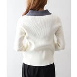 配色ニットポロシャツ | SpRay | 詳細画像17 