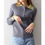 配色ニットポロシャツ | SpRay | 詳細画像24 