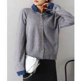 デニム切替ニットカーディガン | SpRay | 詳細画像38 