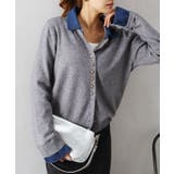 デニム切替ニットカーディガン | SpRay | 詳細画像41 