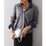 デニム切替ニットカーディガン | SpRay | 詳細画像43 