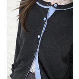 配色クルーカーディガン | SpRay | 詳細画像14 