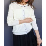 配色クルーカーディガン | SpRay | 詳細画像18 