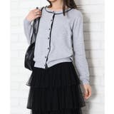 配色クルーカーディガン | SpRay | 詳細画像2 