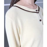 配色クルーカーディガン | SpRay | 詳細画像26 