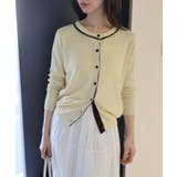 配色クルーカーディガン | SpRay | 詳細画像30 