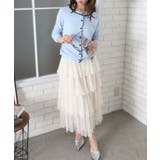 配色クルーカーディガン | SpRay | 詳細画像35 