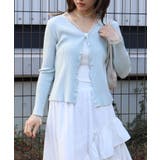 ドットチュールリブカーディガン | SpRay | 詳細画像8 