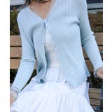 ドットチュールリブカーディガン | SpRay | 詳細画像9 