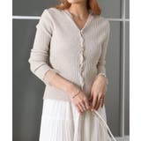 ドットチュールリブカーディガン | SpRay | 詳細画像11 