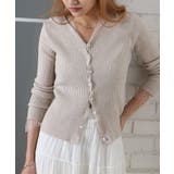 ドットチュールリブカーディガン | SpRay | 詳細画像12 