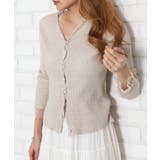 ドットチュールリブカーディガン | SpRay | 詳細画像16 