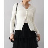 ドットチュールリブカーディガン | SpRay | 詳細画像17 