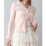 ドットチュールリブカーディガン | SpRay | 詳細画像21 