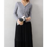 ドットチュールリブカーディガン | SpRay | 詳細画像25 