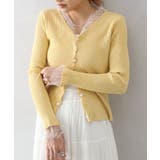 ドットチュールリブカーディガン | SpRay | 詳細画像30 