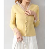 ドットチュールリブカーディガン | SpRay | 詳細画像31 