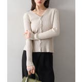 ドットチュールリブカーディガン | SpRay | 詳細画像32 