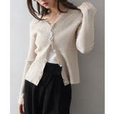 ドットチュールリブカーディガン | SpRay | 詳細画像35 