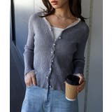 ドットチュールリブカーディガン | SpRay | 詳細画像7 