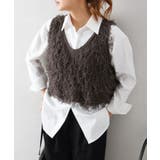 チャコールグレー | ループニットベスト | SpRay