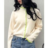 配色ニットカーデ | SpRay | 詳細画像16 