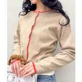 配色ニットカーデ | SpRay | 詳細画像2 