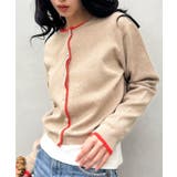 配色ニットカーデ | SpRay | 詳細画像3 