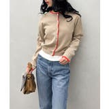 配色ニットカーデ | SpRay | 詳細画像4 