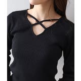 フロントクロスリブニット | SpRay | 詳細画像18 