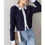 配色切替ジップカーディガン | SpRay | 詳細画像12 