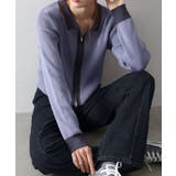 配色切替ジップカーディガン | SpRay | 詳細画像28 