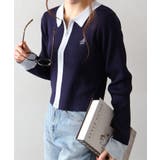 配色切替ジップカーディガン | SpRay | 詳細画像4 