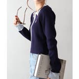 配色切替ジップカーディガン | SpRay | 詳細画像5 