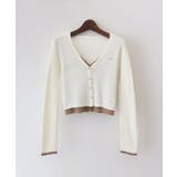 配色プレートカーディガン | SpRay | 詳細画像28 