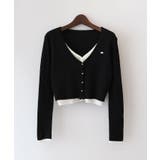 配色プレートカーディガン | SpRay | 詳細画像29 