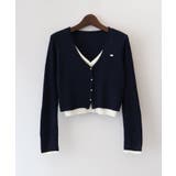 配色プレートカーディガン | SpRay | 詳細画像30 