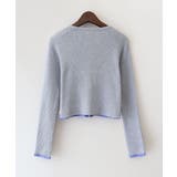 配色プレートカーディガン | SpRay | 詳細画像32 