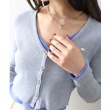 配色プレートカーディガン | SpRay | 詳細画像7 