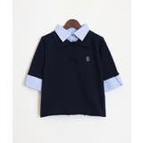 布帛切替ショートスリーブレイヤードポロ | SpRay | 詳細画像10 