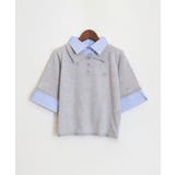 布帛切替ショートスリーブレイヤードポロ | SpRay | 詳細画像13 