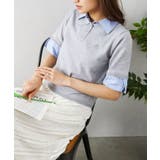 布帛切替ショートスリーブレイヤードポロ | SpRay | 詳細画像2 