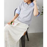 布帛切替ショートスリーブレイヤードポロ | SpRay | 詳細画像3 