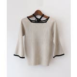 配色チョーカー付七分ニット | SpRay | 詳細画像31 