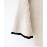 配色チョーカー付七分ニット | SpRay | 詳細画像34 