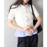 ケーブルドッキングショートスリーブカーディガン | SpRay | 詳細画像8 