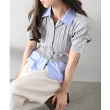 ケーブルドッキングショートスリーブカーディガン | SpRay | 詳細画像10 