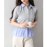 ケーブルドッキングショートスリーブカーディガン | SpRay | 詳細画像14 